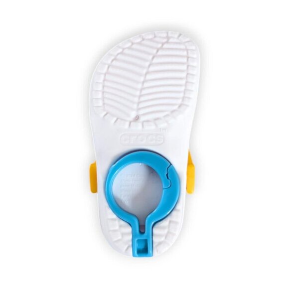 McDonalds Canada Happy Meal Mini Crocs Keychain/Backpack Hanger White Rare - Picture 5 of 9